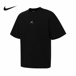 JORDAN耐克女子短袖新款户外运动休闲印花宽松圆领T恤 II0489-010