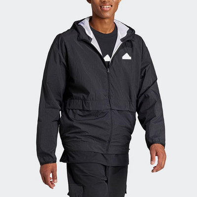 adidas阿迪达斯外套男正品春季新款运动训练梭织防风服夹克IR5192