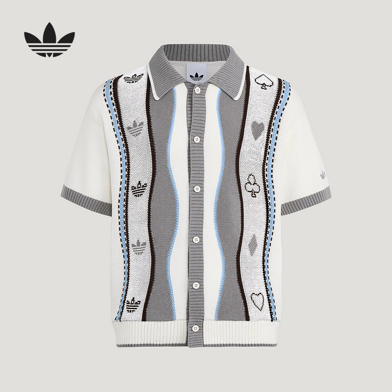 adidas阿迪达斯三叶草夏中性迪士尼联名款休闲运动针织开衫KY8310