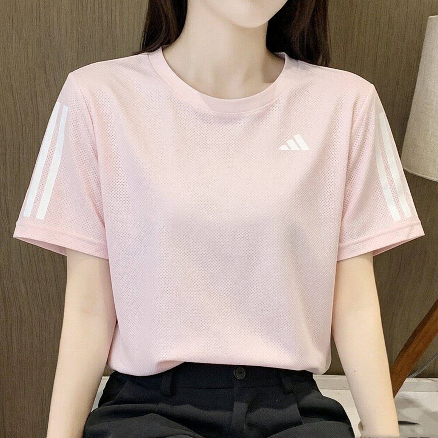 阿迪达斯短袖女新款跑步