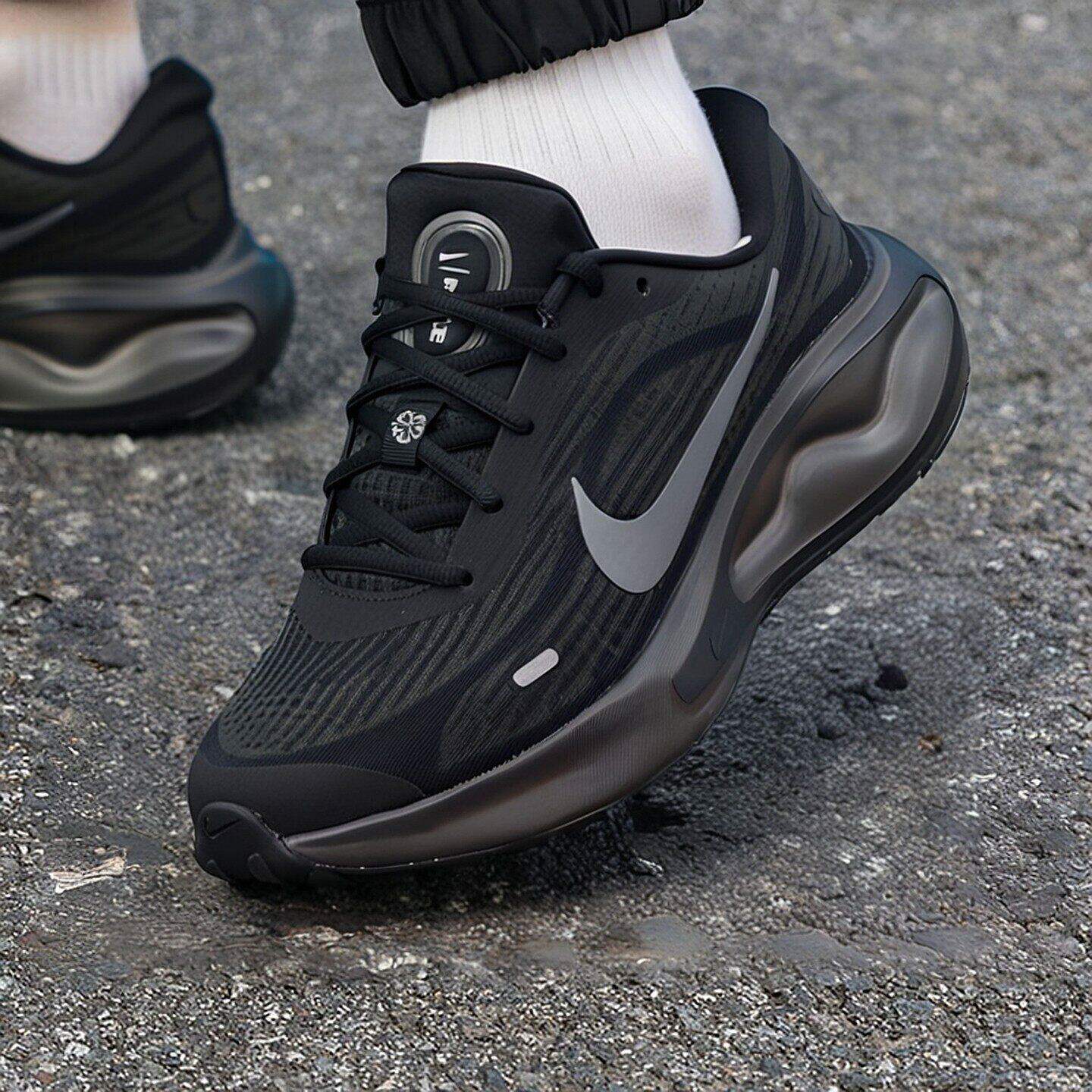 Nike耐克鞋子黑色运动鞋正品跑步鞋厚底男鞋缓震回弹老爹鞋休闲鞋
