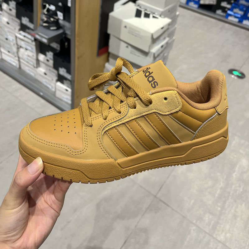 adidas阿迪达斯板鞋男女鞋秋季新款低帮复古篮球小麦色情侣休闲鞋