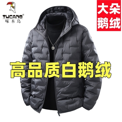 啄木鸟轻薄羽绒服男款2025秋季