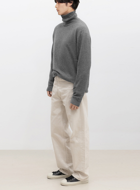 高领纯羊绒衫 轻屋