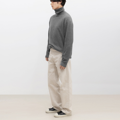 高领纯羊绒衫 轻屋