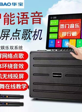 华宝折叠屏音响户外k歌家庭ktv套音箱一体机音响跳广场舞功放机装