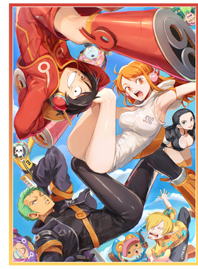 OPCG海贼王草帽团娜美路飞索隆山治乔巴罗宾PTCG卡牌保护套66*91