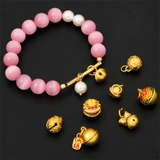 Эмаль, колокольчик, подвеска ручной работы, браслет, на удачу, «сделай сам»