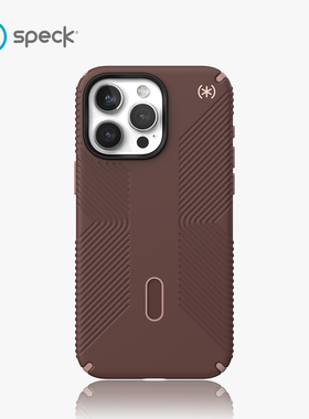 Speck思佩克苹果适用 iPhone 15ProMax防摔防滑苹果手机壳Presidio2 Grip系列Magsafe磁吸防滑锁扣版