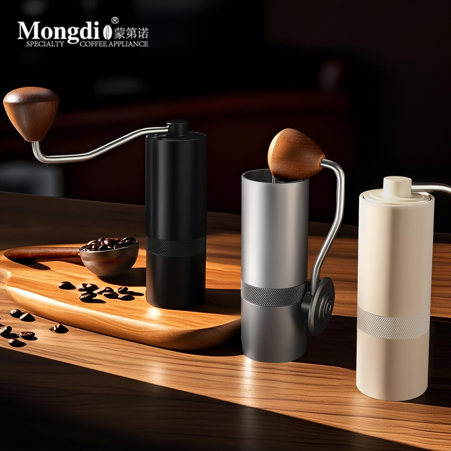 手摇咖啡磨豆机便携式咖啡豆研磨器意式磨粉机机家用小型手动研磨