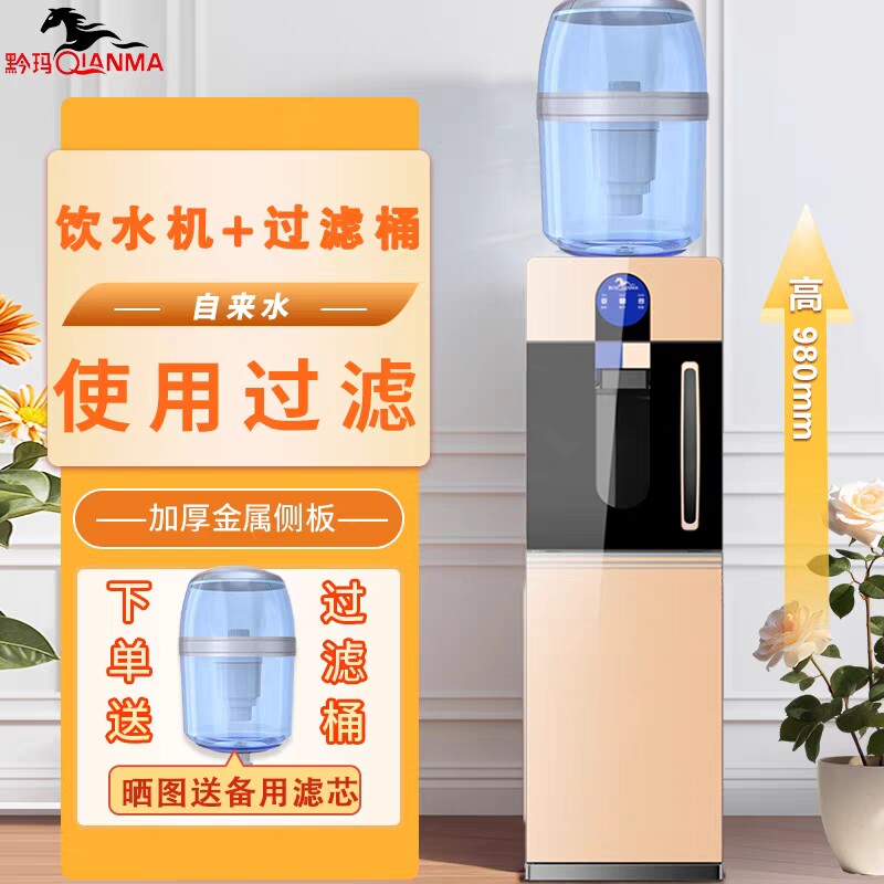 饮水机家用商用立式带过滤桶净水