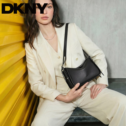 DKNY马鞍包女单肩斜挎手提高级感