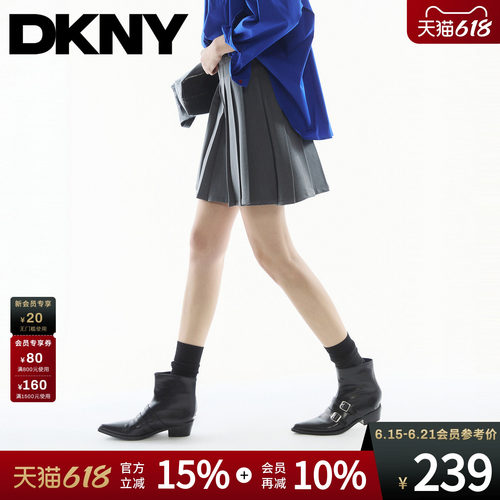 学院风百褶短裙垂感时尚潮流