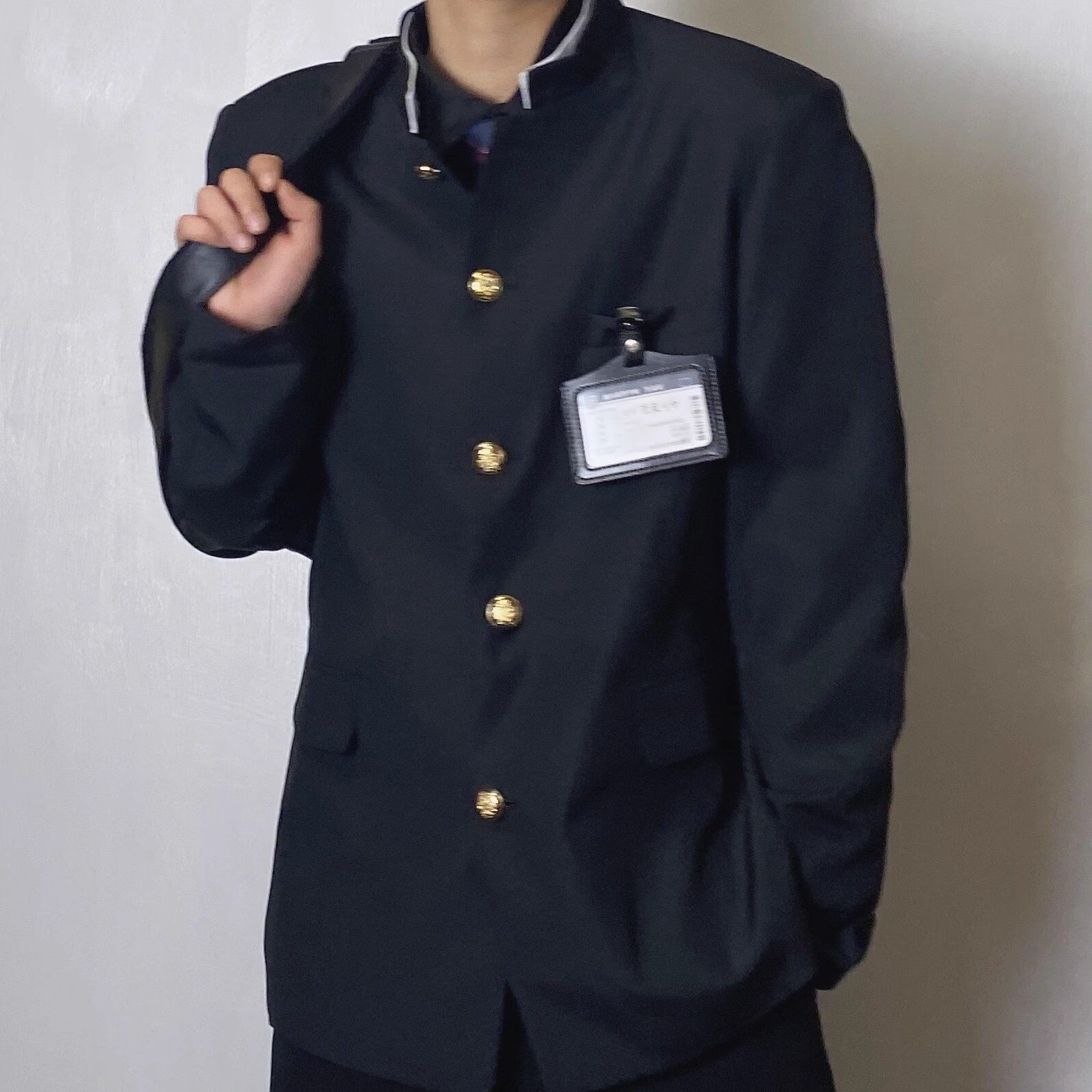 dk制服全套中山装男初中高中生热血高校服潮流jk西服外套西装班服