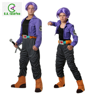 COSPLAY动漫人物特兰克斯服装七龙珠系列表演演出服Torankusu服