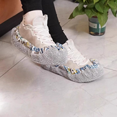 懒人拖地鞋 套能擦地穿不烂反复使用室内家用待客机房客人专用抹布