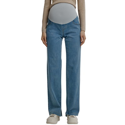 SELLYNEAR时尚直筒宽松牛仔裤