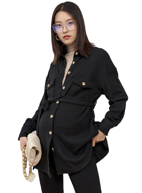 SELLYNEAR时尚宽松系带衬衫