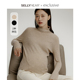 羊毛上衣 高领可机洗肌理感修身 SELLYNEAR孕妇打底毛衣秋冬季 新款