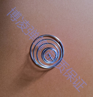 镀锌大号电池弹簧1号D型LR20电池宝塔锥形负极接触簧支持批量定做