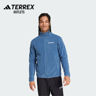 冒险衣橱系列户外立领抓绒衣外套男冬季 adidas阿迪达斯TERREX