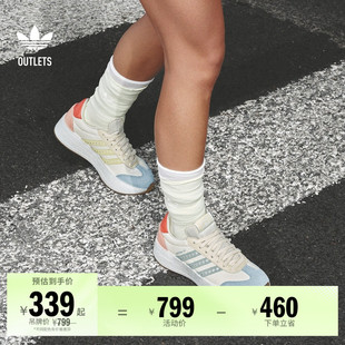 RNR复古厚底增高boost运动鞋 女子adidas阿迪达斯三叶草 CITY T头鞋