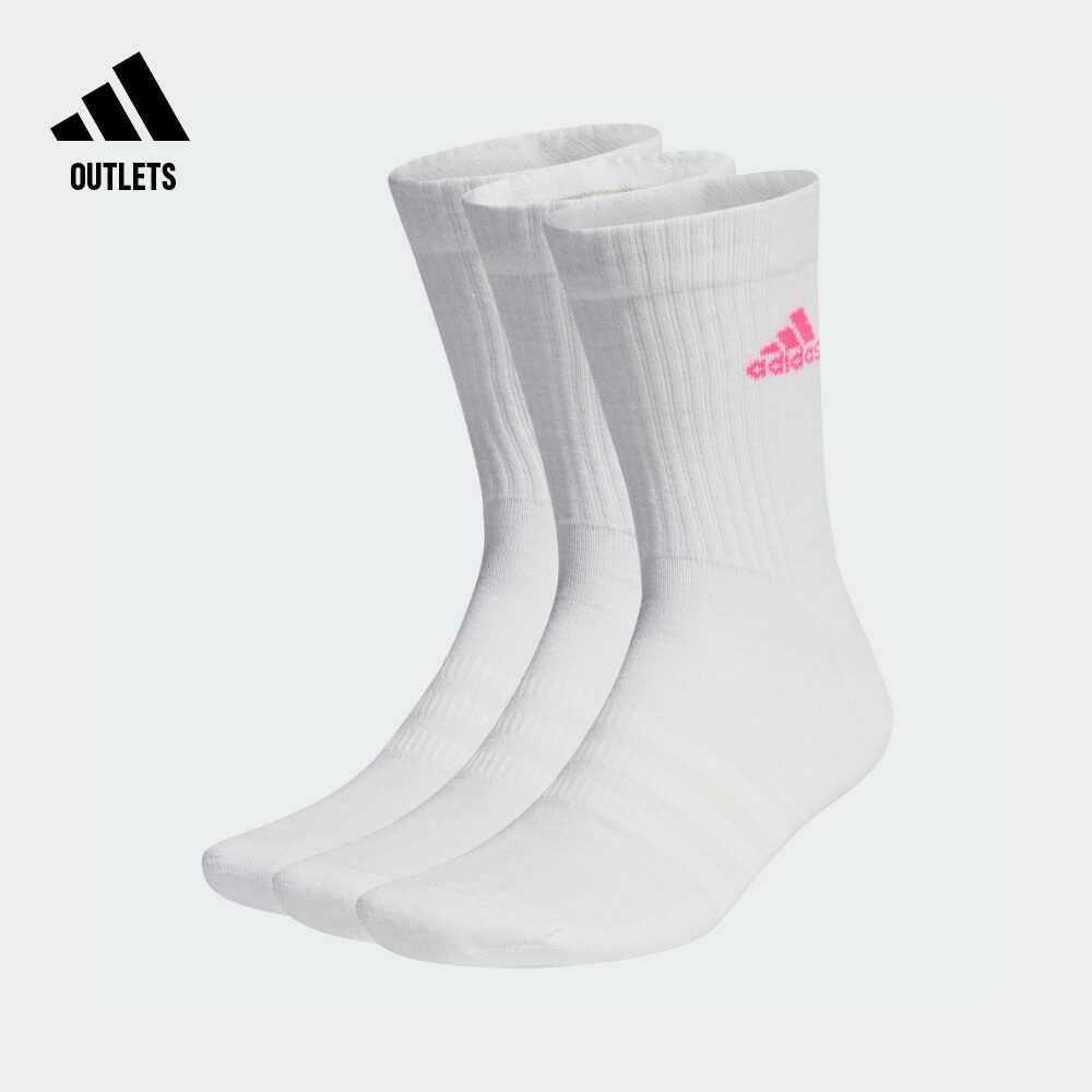三双装撞色舒适健身袜子男女adidas阿迪达斯官方outlets