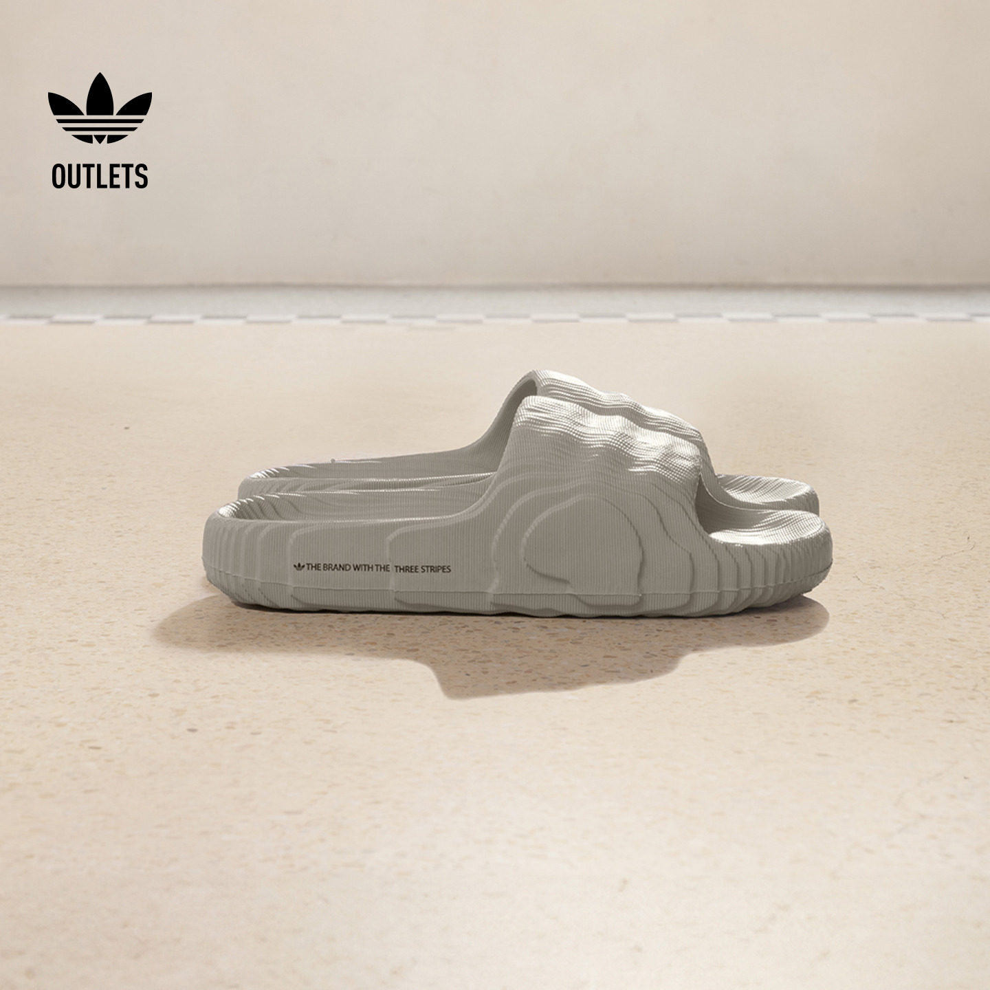 ADILETTE 22经典休闲舒适拖鞋男女adidas阿迪达斯三叶草