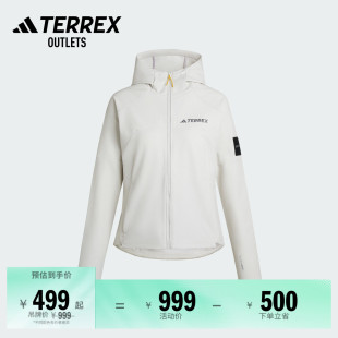 国家地理联名拒水透湿保暖户外运动外套女装adidas阿迪达斯TERREX