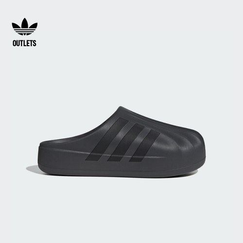 阿迪达斯男女三叶草拖鞋