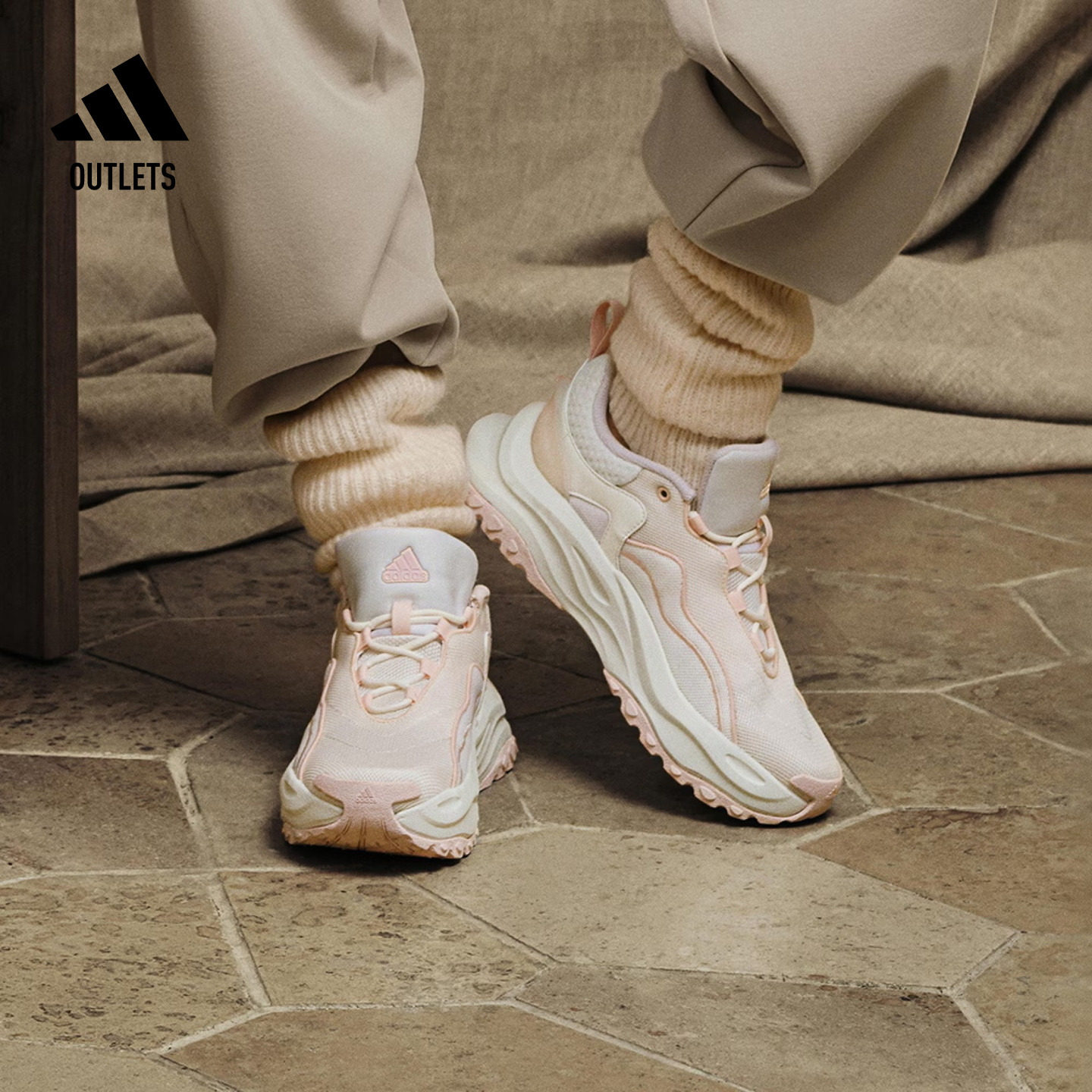 千层鞋阿迪达斯女厚底增高老爹鞋