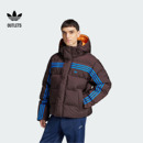 600蓬宽松连帽运动保暖鸭绒羽绒服面包服男adidas阿迪达斯三叶草
