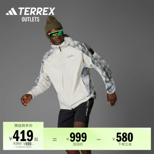 国家地理联名防风透湿UPF100 adidas阿迪达斯TERREX 防晒衣男装