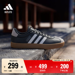 德训鞋 「T头鞋 3.0休闲板鞋 COURT 女子adidas阿迪达斯轻运动 」VL