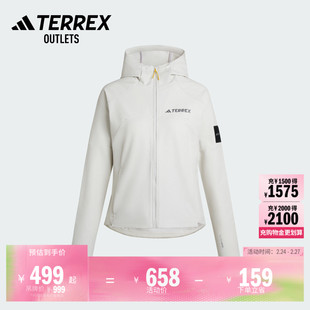 国家地理联名拒水透湿保暖户外运动外套女装adidas阿迪达斯TERREX