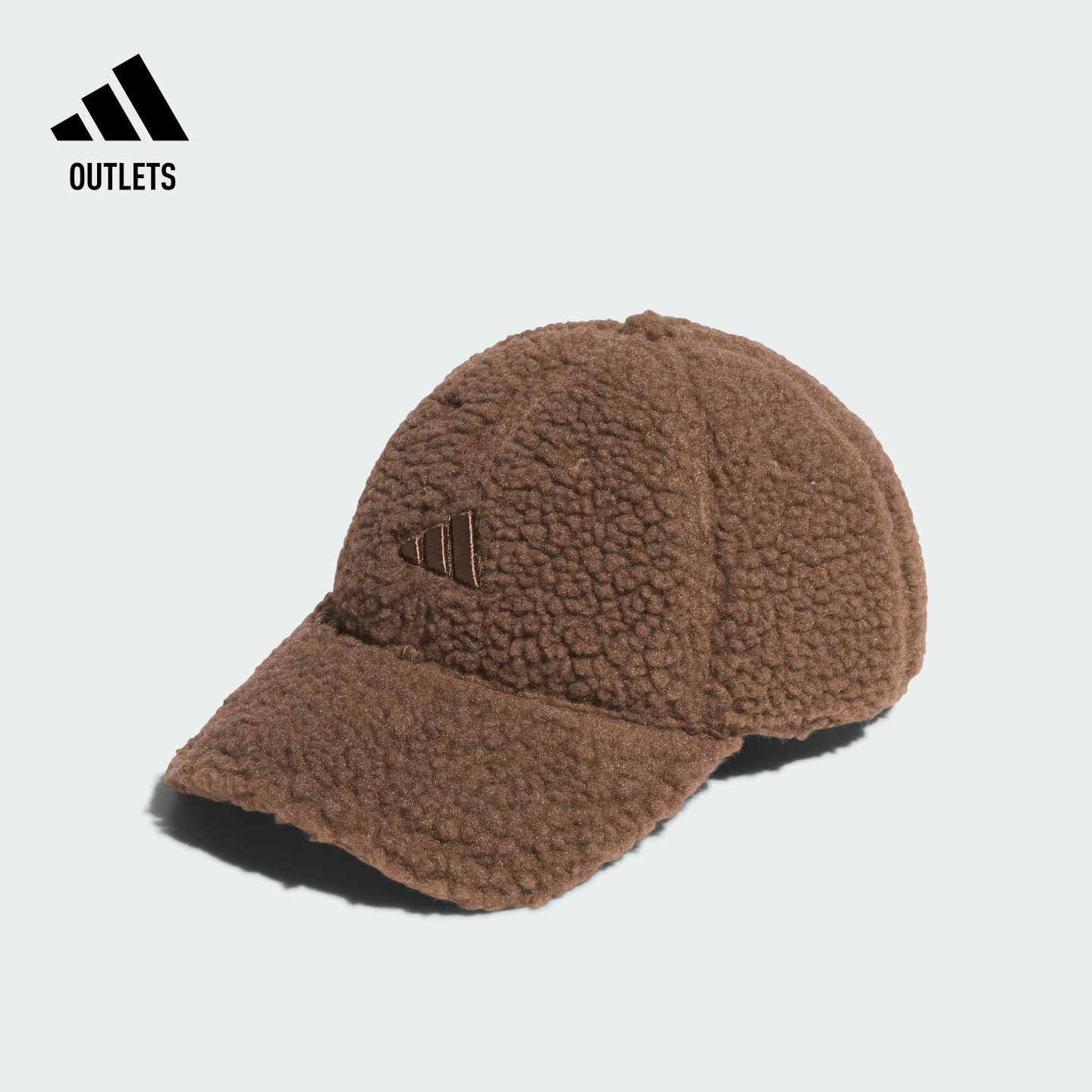 仿羊羔绒保暖舒适显脸小运动帽子男女adidas阿迪达斯官方outlets