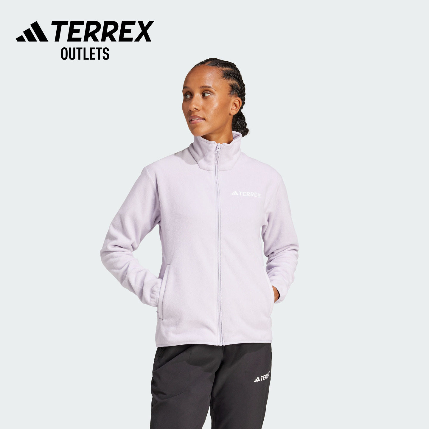 舒适户外徒步运动立领拉链抓绒衣外套女秋冬adidas阿迪达斯TERREX,户外/登山/野营/旅行用品,户外休闲衣,淘宝优惠券,粉丝福利购,淘宝优惠卷