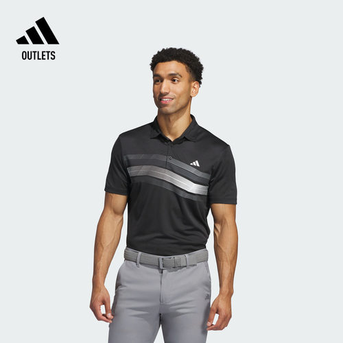 阿迪达斯高尔夫男翻领短袖POLO衫