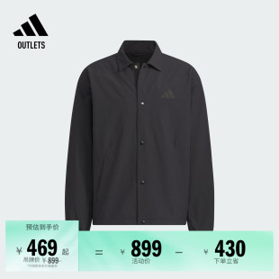 休闲宽松翻领夹克外套男adidas阿迪达斯官方outlets轻运动JN0114