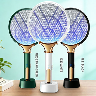 电蚊拍充电式家用超强力自动诱蚊三合一灭蚊拍打蚊子苍蝇拍神器新