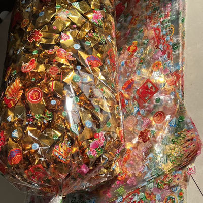 透明彩印七彩花礼品包装袋