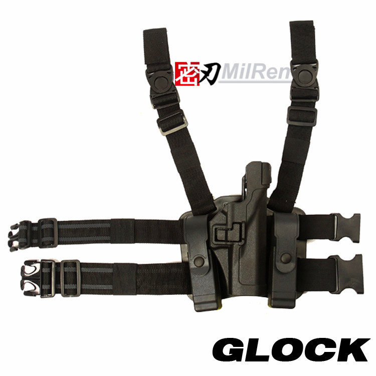 黑鹰 LV3 无灯款 GLOCK 腿部套装 SERPA L3 DUTY HOLSTERS