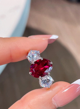 封底荧光灯变色轻奢时尚戒指开口