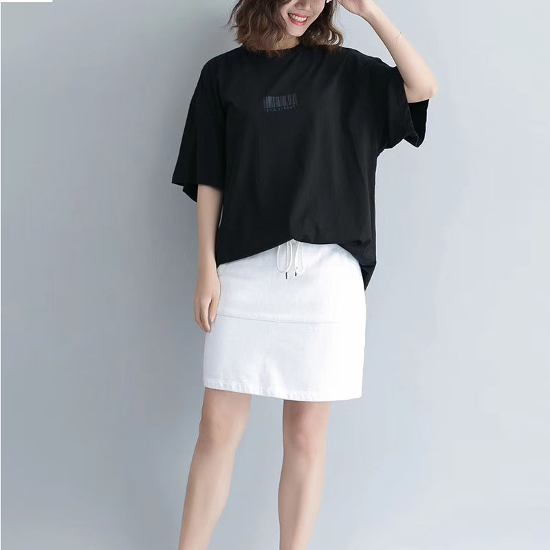 纯棉宽松T恤女薄料S+JLstudio