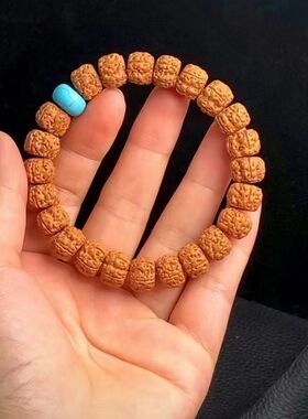 藏式天然小金刚文玩佛珠手串民族风麦穗龙切盘龙纹小金刚男女同款