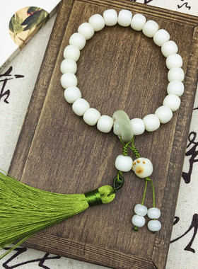 厂家批发白玉菩提根手持汉服配饰