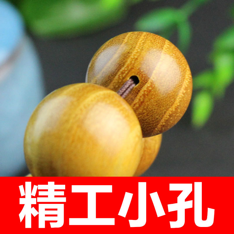 厂家批发黄金木手串柘木佛珠文玩