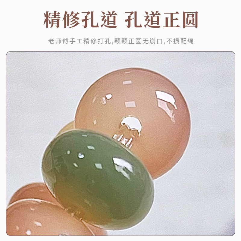 直播货源天然菩提根手串炭烧猫爪