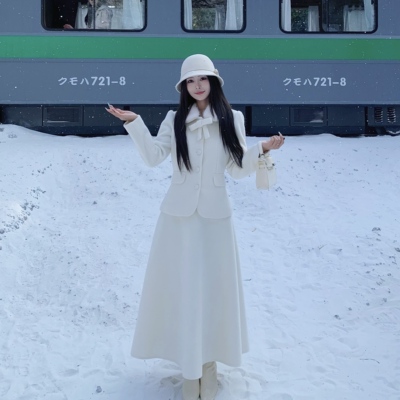 3MER新年战袍留洋千金套装裙