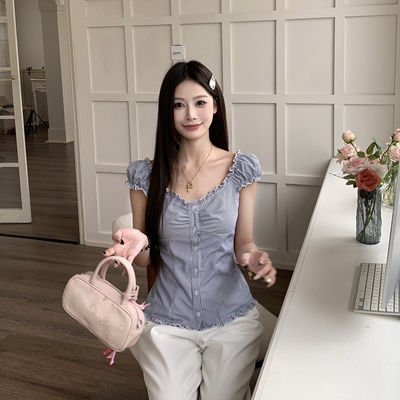 3MERBM小海鸥纯欲显瘦上衣